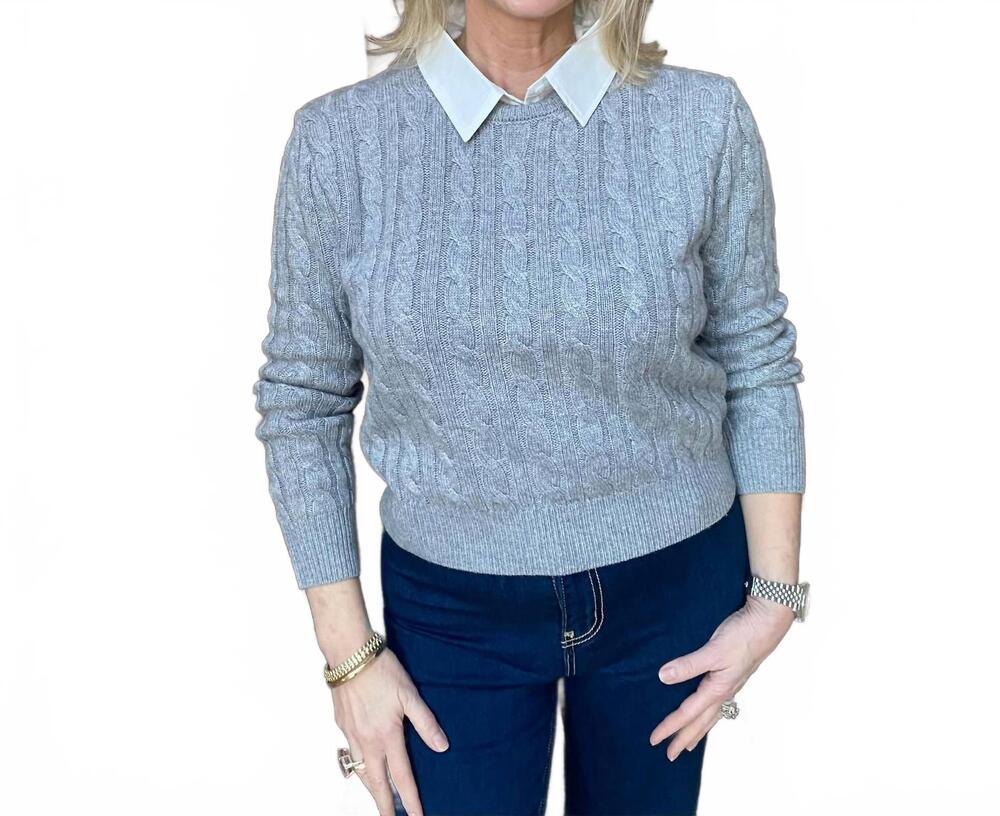 NEW OLIVACEOUS charleston top in grey